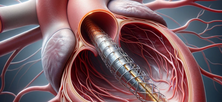 Стентирование коронарных артерий и сосудов